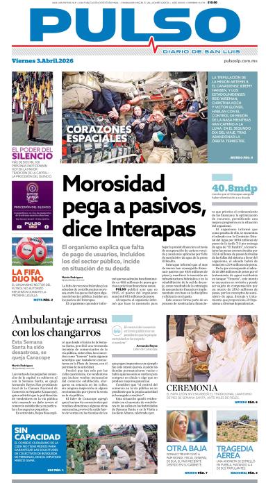 Edicion Impresa Portada de Hoy