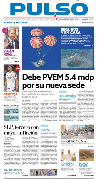 Edicion Impresa Portada de Hoy