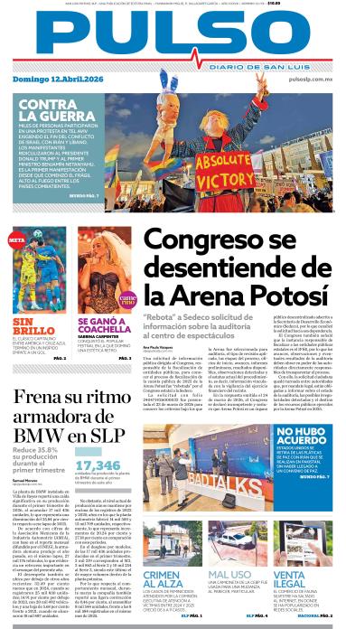 Edicion Impresa Portada de Hoy