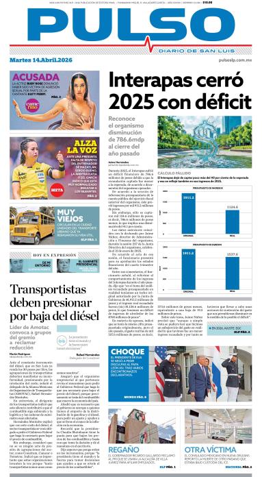 Edicion Impresa Portada de Hoy