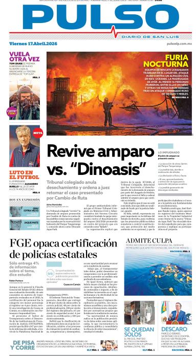 Edicion Impresa Portada de Hoy
