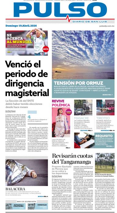 Edicion Impresa Portada de Hoy