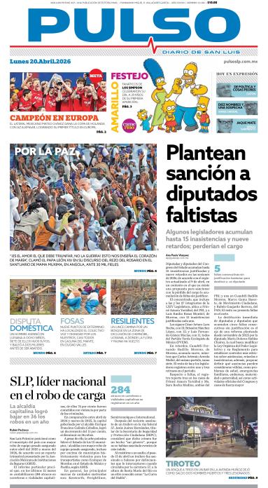 Edicion Impresa Portada de Hoy