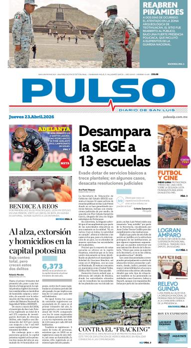 Edicion Impresa Portada de Hoy