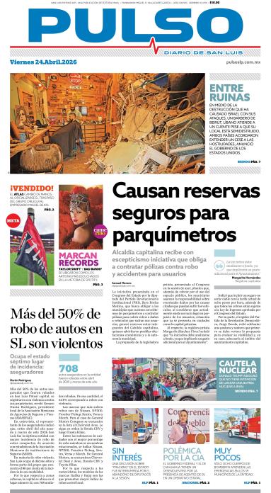 Edicion Impresa Portada de Hoy