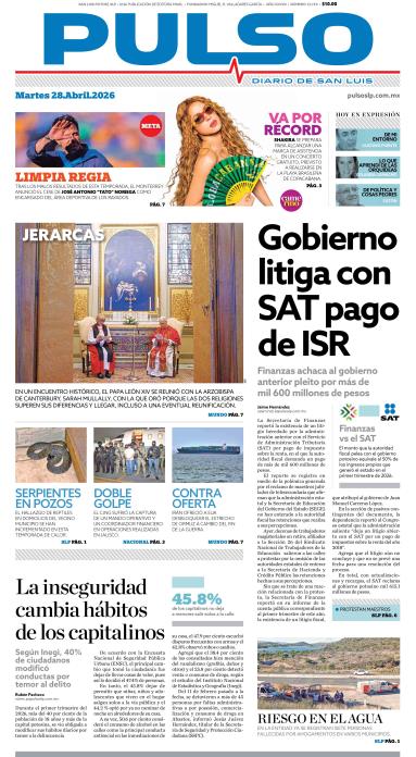 Edicion Impresa Portada de Hoy