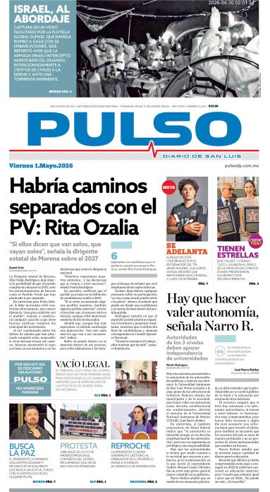 Edicion Impresa Portada de Hoy