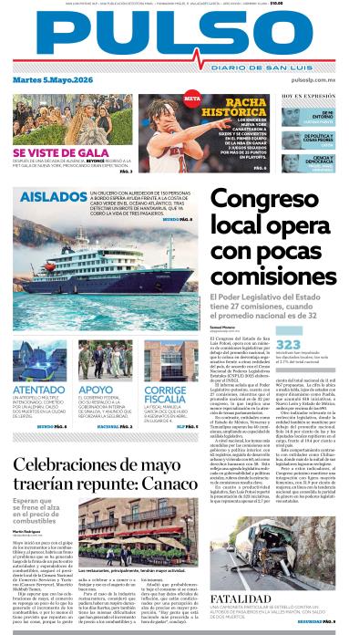 Edicion Impresa Portada de Hoy