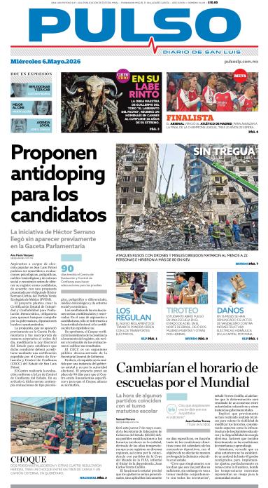 Edicion Impresa Portada de Hoy