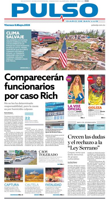 Edicion Impresa Portada de Hoy