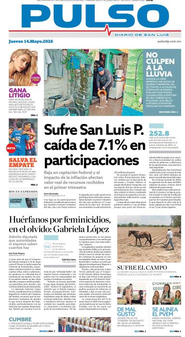 Edicion Impresa Portada de Hoy