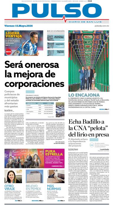 Edicion Impresa Portada de Hoy