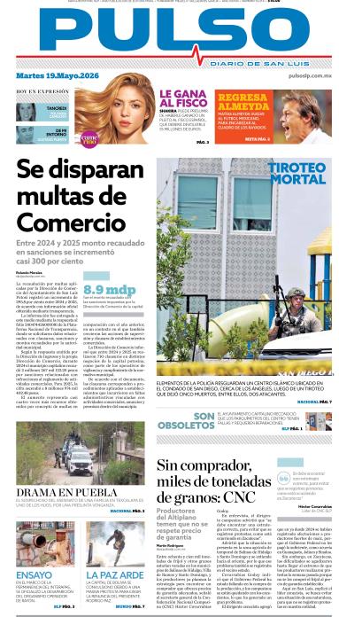 Edicion Impresa Portada de Hoy