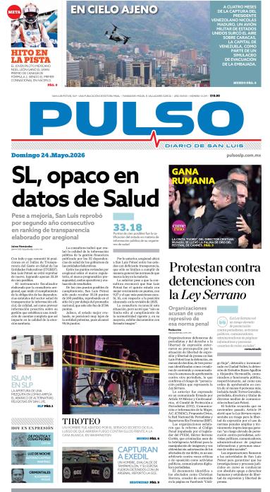 Edicion Impresa Portada de Hoy