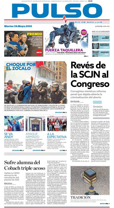 Edicion Impresa Portada de Hoy