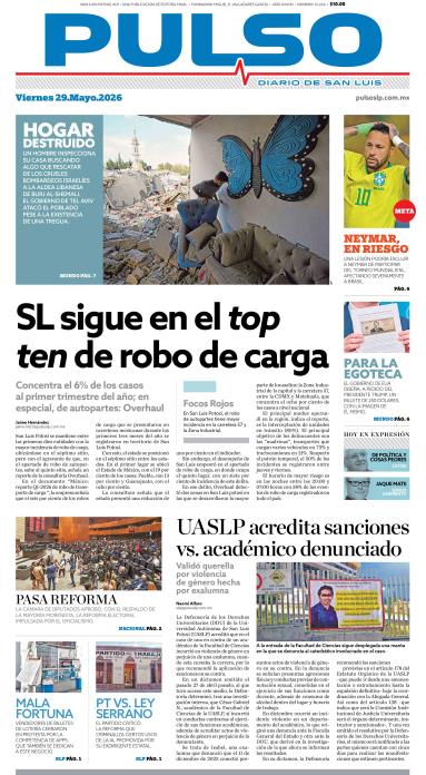 Edicion Impresa Portada de Hoy