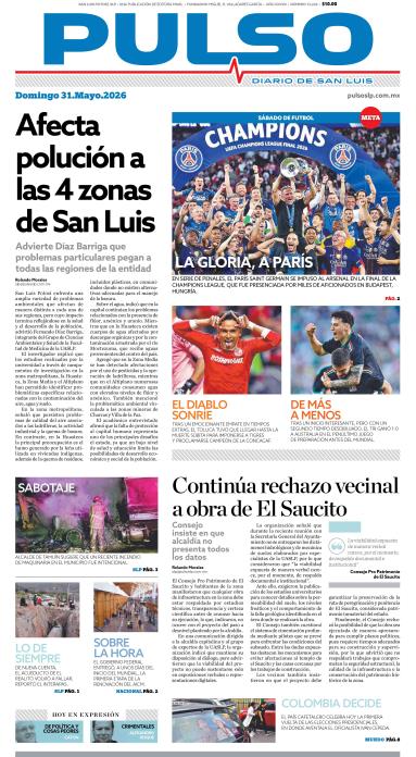Edicion Impresa Portada de Hoy