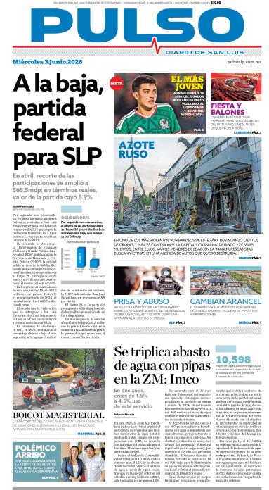 Edicion Impresa Portada de Hoy