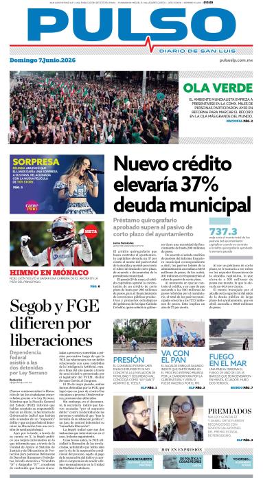 Edicion Impresa Portada de Hoy