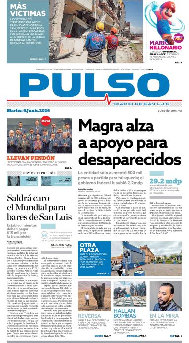 Edicion Impresa Portada de Hoy