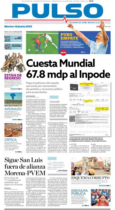 Edicion Impresa Portada de Hoy