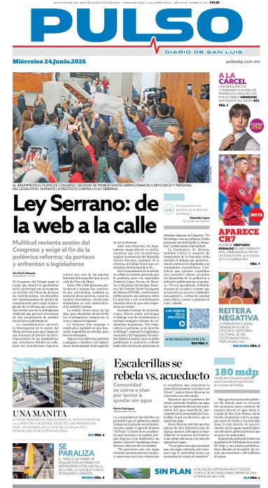 Edicion Impresa Portada de Hoy