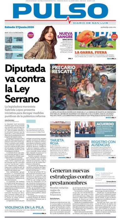 Edicion Impresa Portada de Hoy