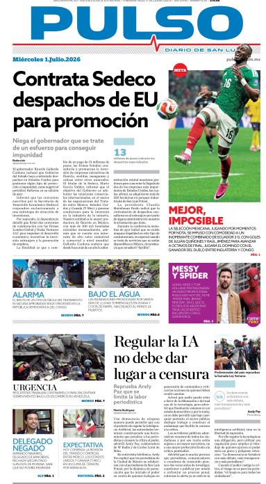 Edicion Impresa Portada de Hoy