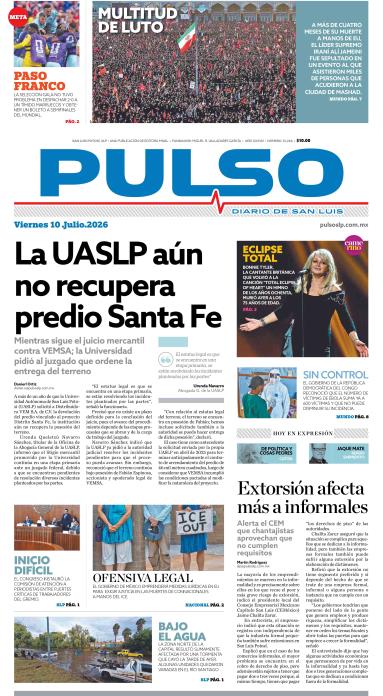 Edicion Impresa Portada de Hoy