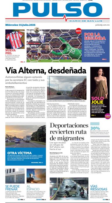 Edicion Impresa Portada de Hoy
