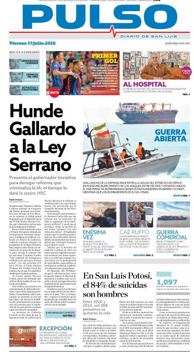 Edicion Impresa Portada de Hoy