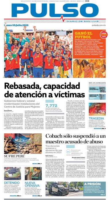 Edicion Impresa Portada de Hoy