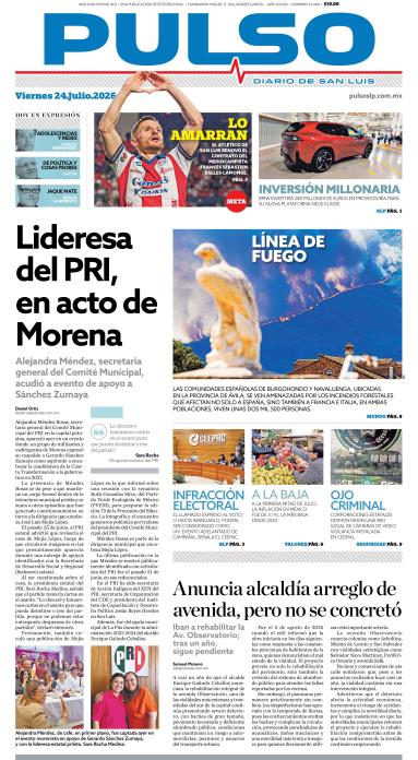 Edicion Impresa Portada de Hoy