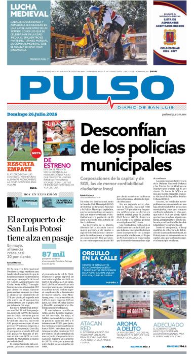 Edicion Impresa Portada de Hoy