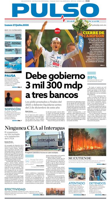 Edicion Impresa Portada de Hoy