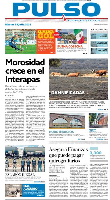 Edicion Impresa Portada de Hoy