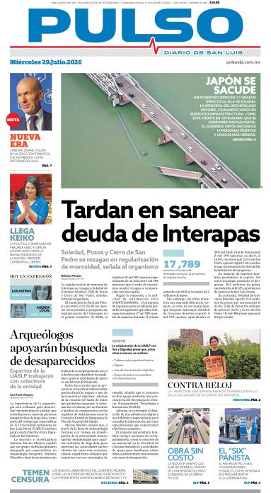 Edicion Impresa Portada de Hoy