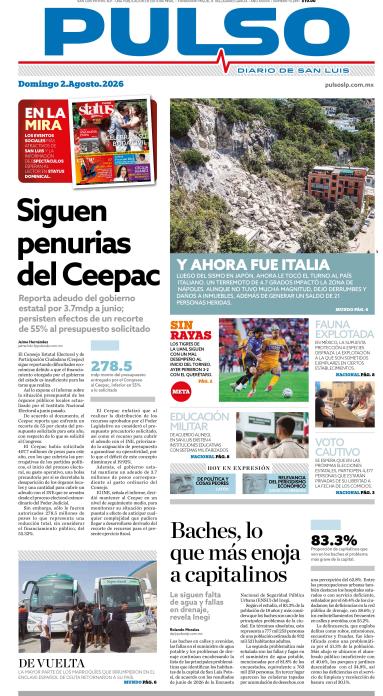Edicion Impresa Portada de Hoy
