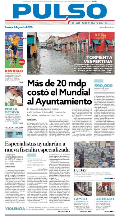 Edicion Impresa Portada de Hoy