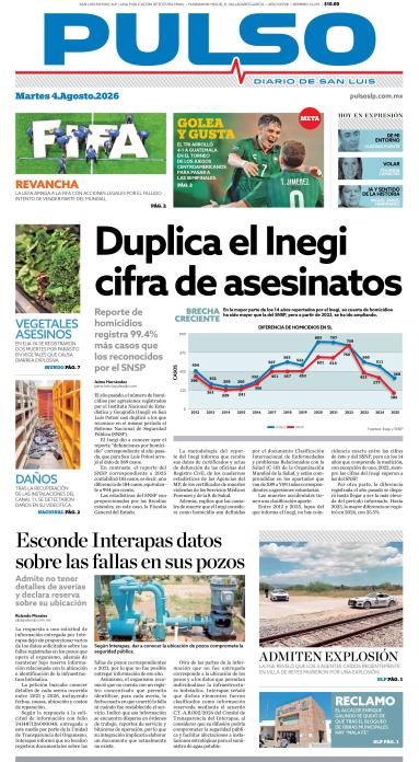 Edicion Impresa Portada de Hoy