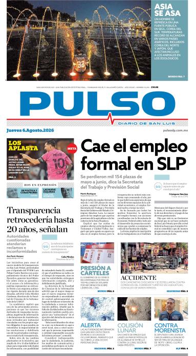 Edicion Impresa Portada de Hoy