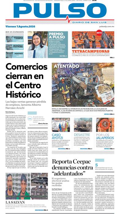 Edicion Impresa Portada de Hoy