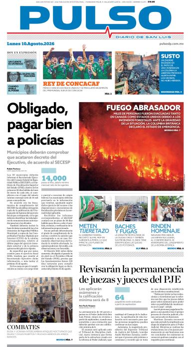 Edicion Impresa Portada de Hoy