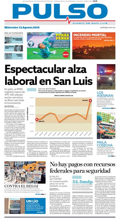 Edicion Impresa Portada de Hoy