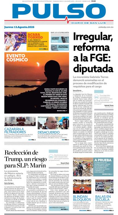 Edicion Impresa Portada de Hoy