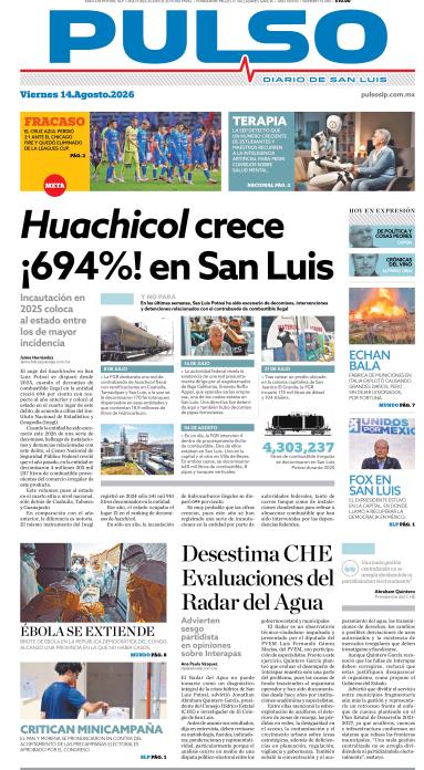 Edicion Impresa Portada de Hoy