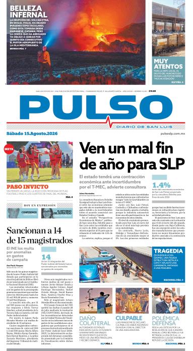 Edicion Impresa Portada de Hoy