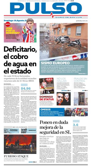 Edicion Impresa Portada de Hoy