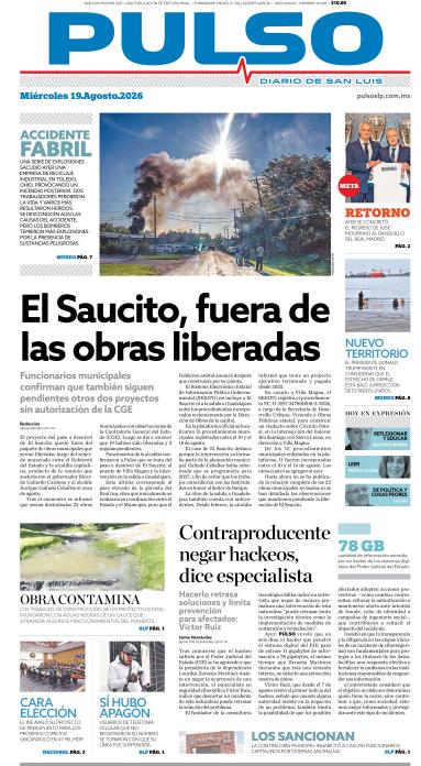 Edicion Impresa Portada de Hoy