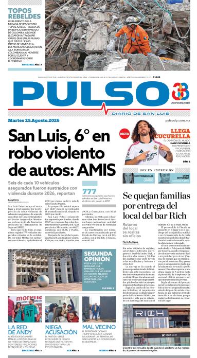 Edicion Impresa Portada de Hoy
